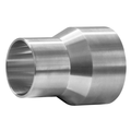 Steel & Obrien 4" x 2" BPE Weld End Short Conc Reducer, 5-1/8" Long 316SS SF1 S31S-4X2-PL-316